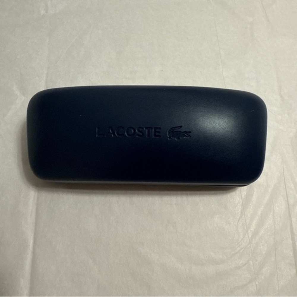 Lacoste Blue Eyeglass Case